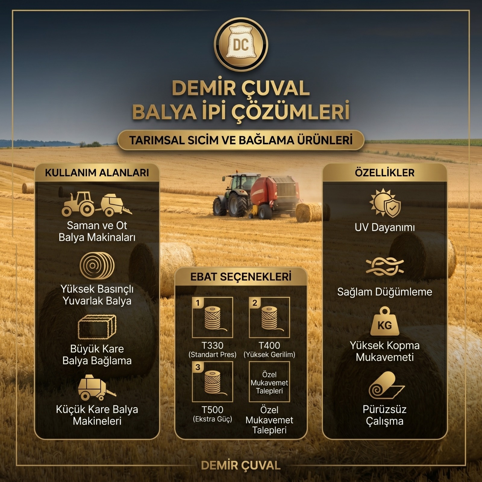 Demir Çuval tesislerinde çevre bilinciyle üretilen, geri dönüştürülebilir doğa dostu paketleme malzemeleri